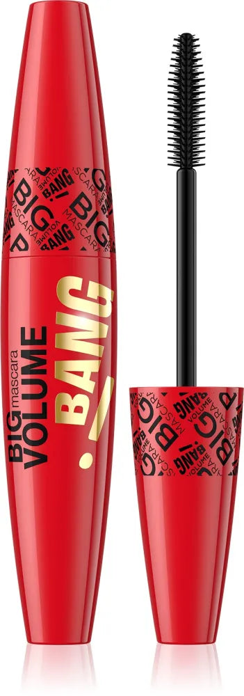 Eveline Maskara Big Volume Bang! juodas 10ml - Kosmetika