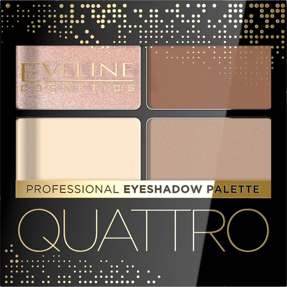 Eveline Quattro Eyeshadow Quad Nr. 05 3.2g - Kosmetika