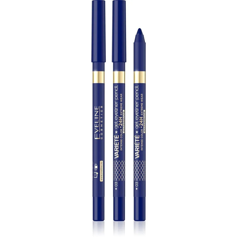 Eveline Variete Gel Eyeliner Nr. 03 Mėlyna 1vnt - Kosmetika