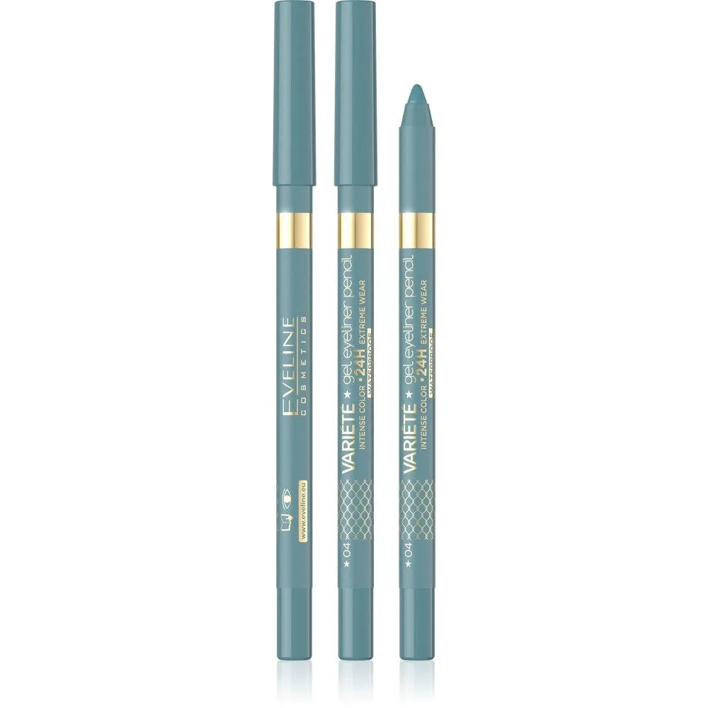 Eveline Variety Gel Eyeliner Nr. 04 Turkio 1vnt - Kosmetika