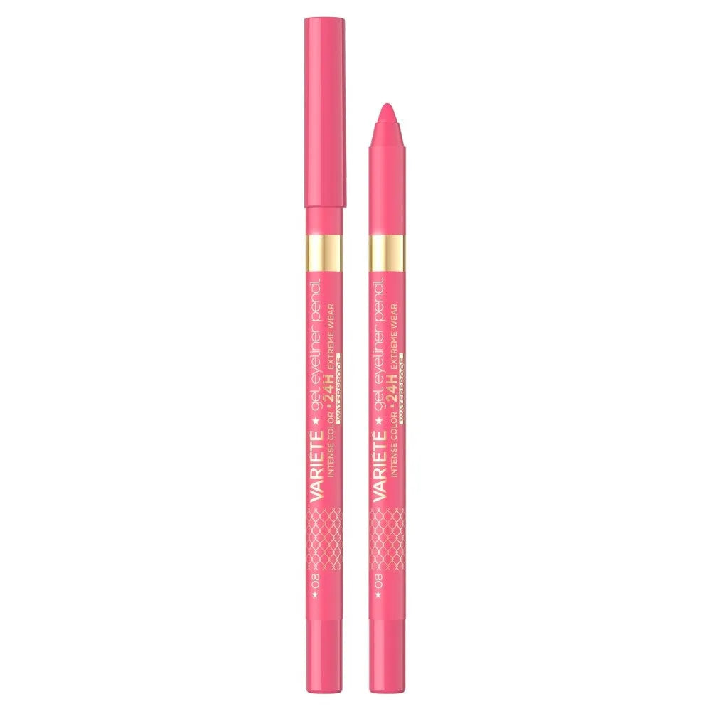 EVELINE Variety Gel Pencil for Eyes No. 09 Pink 1pc - Kosmetika