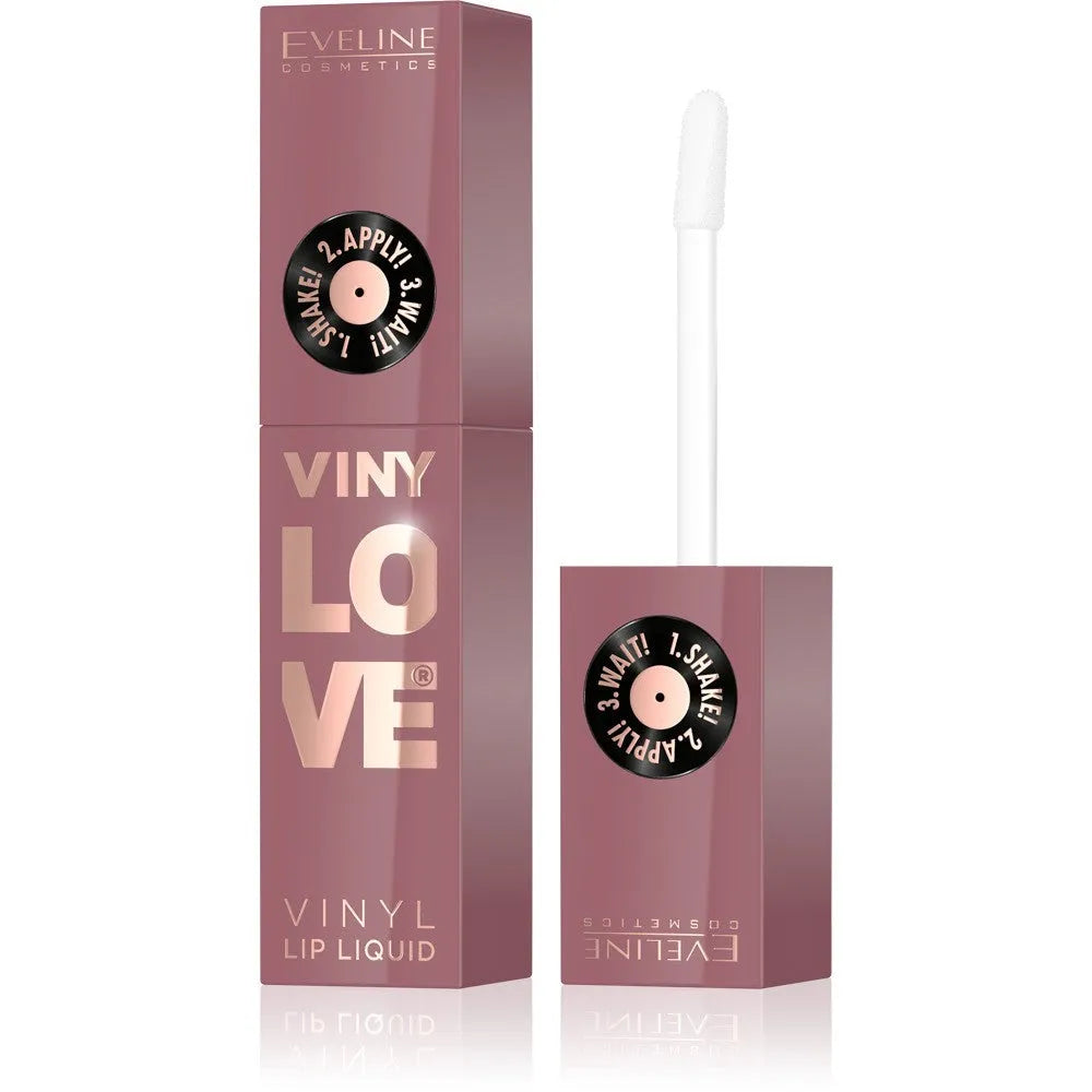 EVELINE Vinylove Ilgai išliekantys skysti lūpų dažai su vinilo efektu 06 Chillie 4 ml - Kosmetika