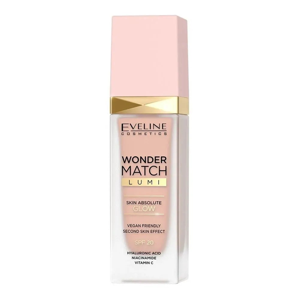 Eveline Wonder Match Illuminating Foundation Nr. 10 Vanilė 30ml - Kosmetika
