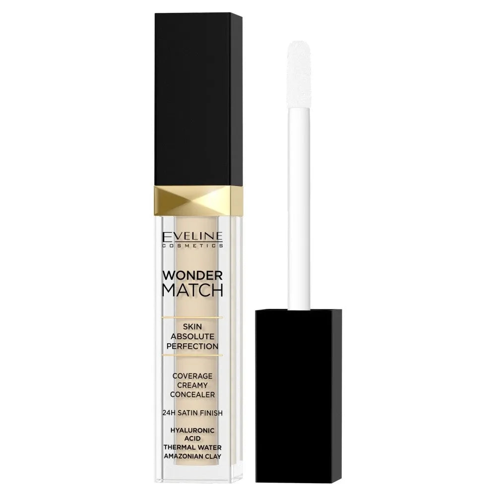 Eveline Wonder Match Liquid Concealer Nr. 01 Šviesus 7ml - Kosmetika