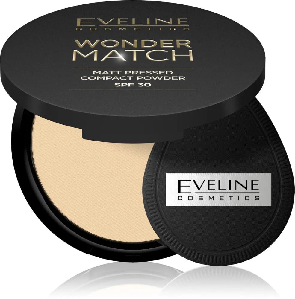 EVELINE Wonder Match Mattifying Pressed Powder SPF30 Nr. 02 8 g - Kosmetika