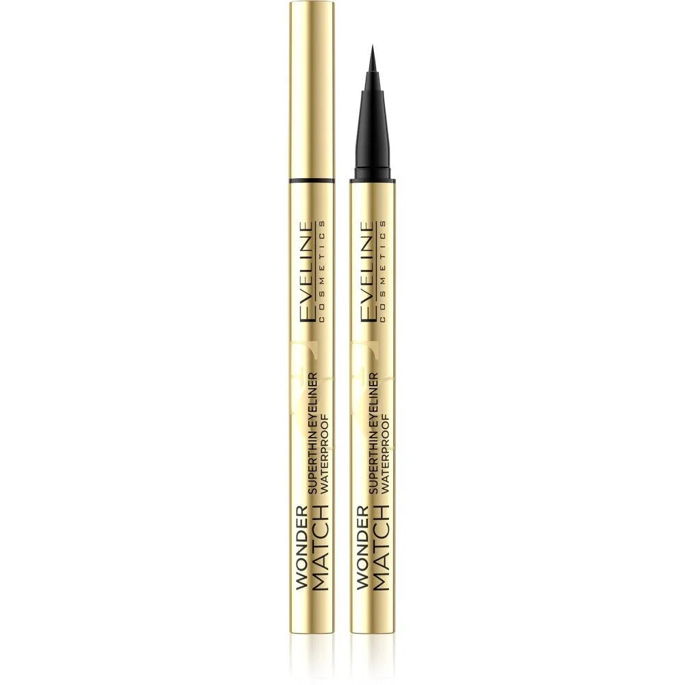 EVELINE Wonder Match Precision Eyeliner pieštuku - vandeniui atsparus (juodas) - Kosmetika