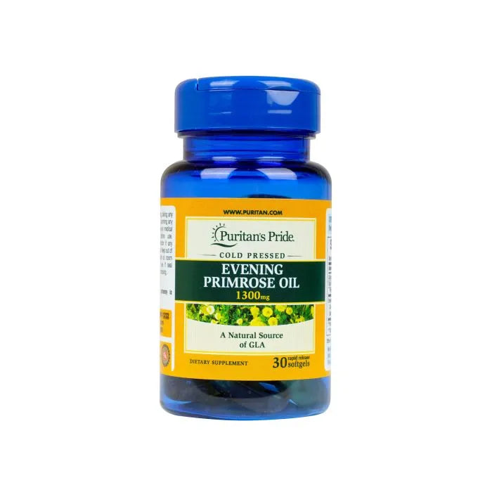 Evening Primrose Oil 1300mg - 30 softgels - Puritan’s Pride - Papildai