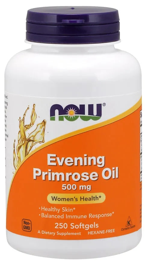 Evening Primrose Oil 500mg - 250 softgels - NOW Foods - Papildai
