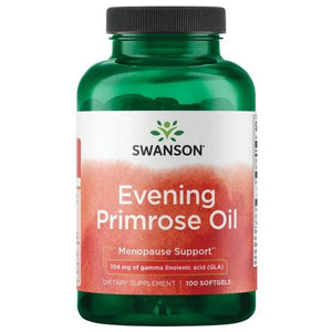 Evening Primrose Oil - Nakvišų aliejus - 1300 mg - N100 - Swanson - Papildai