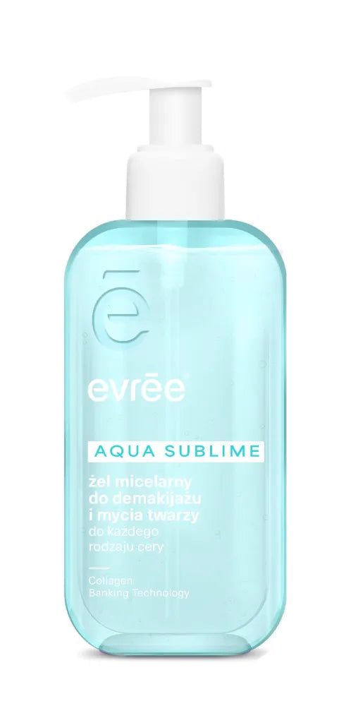 EVREE Aqua Sublime Micellar Gel for Makeup Removal and Face Cleansing 200 ml - Kosmetika