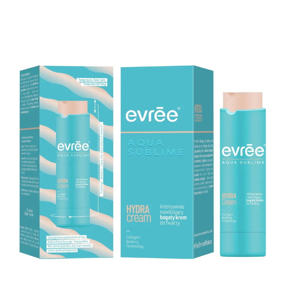 EVREE Aqua Sublime Rich intensely moisturizing face cream Hydra 45 ml - Kosmetika