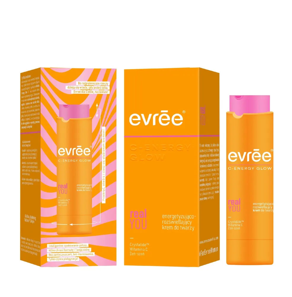 EVREE C-Energy Glow Energizing and Brightening Face Cream Real You 45 ml - Kosmetika