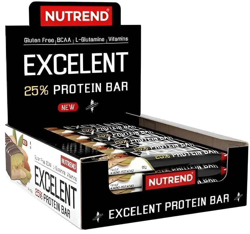 Excelent 25% Protein Bar Double Lemon & Curd Raspberry with Cranberry - 18 x 85g - Nutrend - Maistas