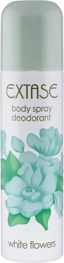 EXTASE Deodorantas kūno purškiklis WHITE FLOWERS 150ml - Kosmetika