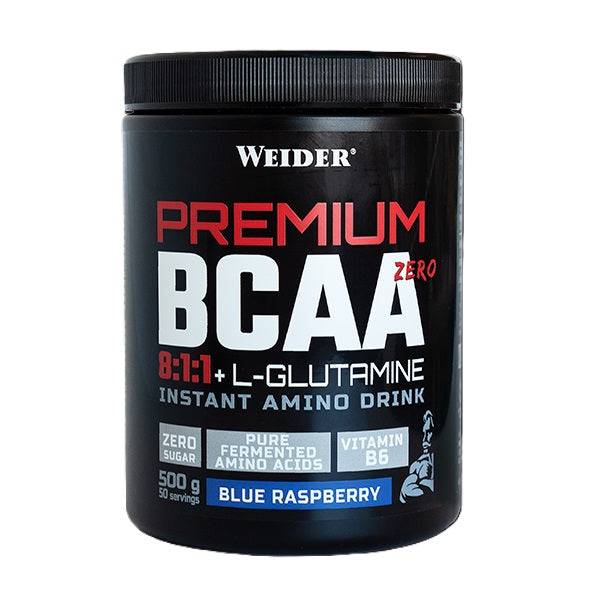 Premium BCAA Zero, Blue Raspberry - 500g - Weider
