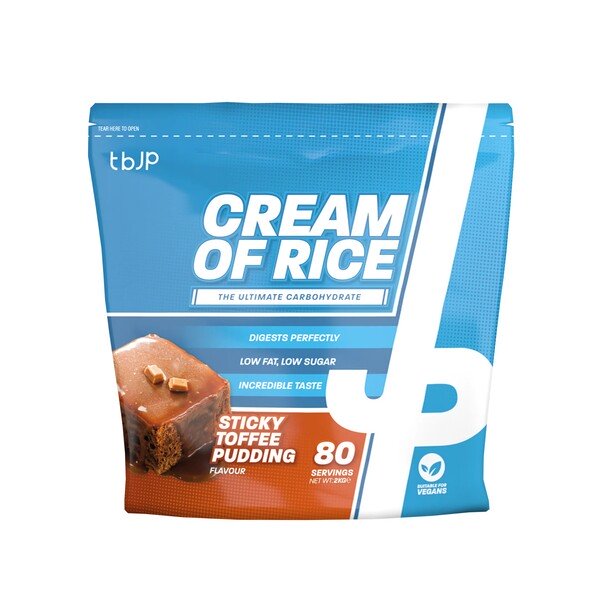 Cream of Rice, Sticky Toffee Pudding - 2000g - Trained by JP