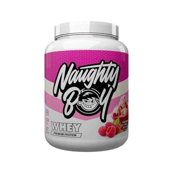 Advanced Whey, Raspberry Ripple Ice Cream - 2010g - Naughty Boy