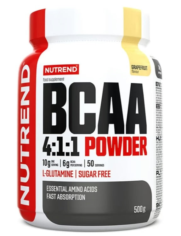 BCAA 4:1:1 Powder, Grapefruit - 500g - Nutrend