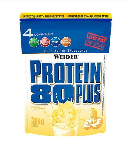 Protein 80 Plus, Vanilla - 500g - Weider