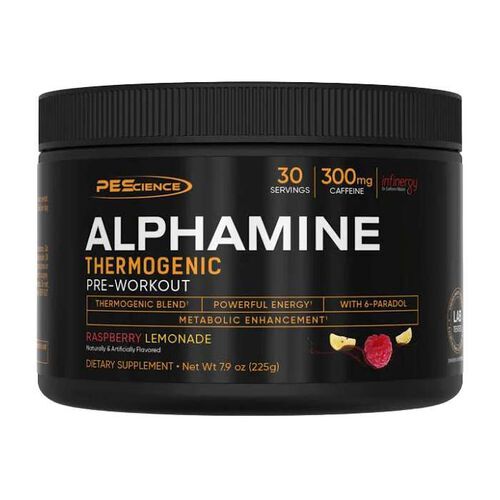 Alphamine, Raspberry Lemonade - 225g - PEScience