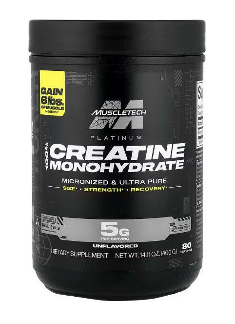 Platinum 100% Creatine Monohydrate - 400g - MuscleTech