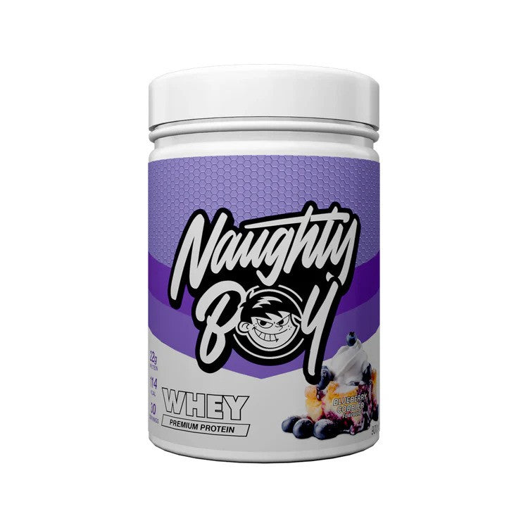 Advanced Whey, Blueberry Cobbler - 900g - Naughty Boy