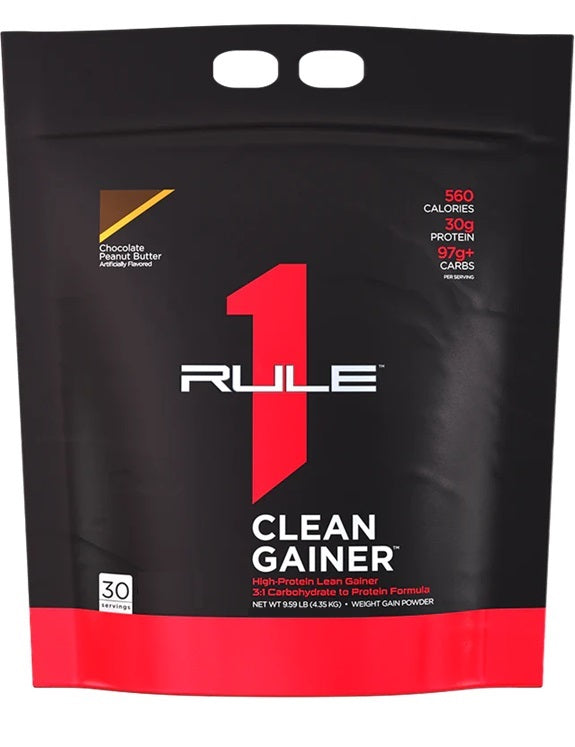 R1 Clean Gainer, Chocolate Peanut Butter - 4350g - Rule One