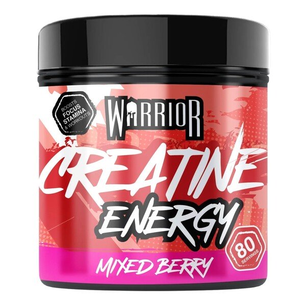 Creatine + Energy, Mixed Berry - 360g - Warrior