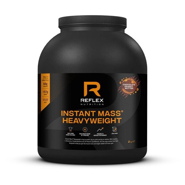 Instant Mass Heavyweight, Chocolate Peanut Butter - 2000g - Reflex Nutrition