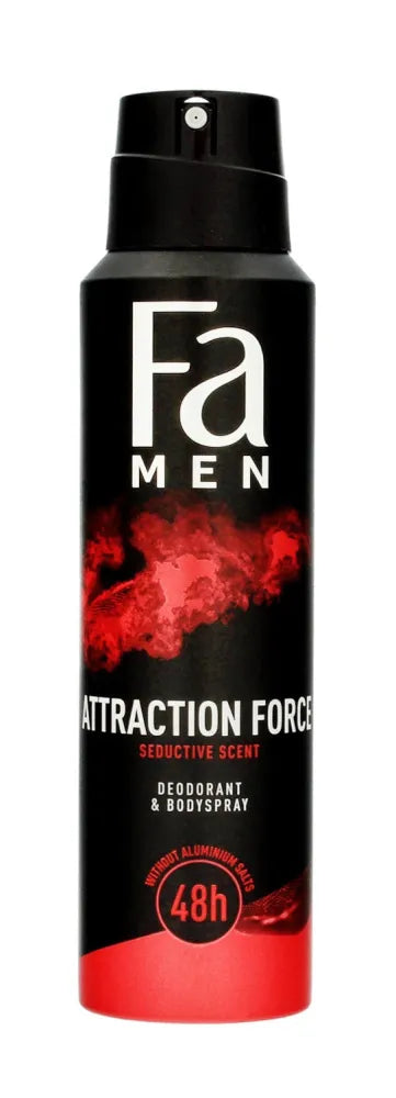 Fa Men Attraction Force 48H Deodorantas purškiklis 150ml - Kosmetika