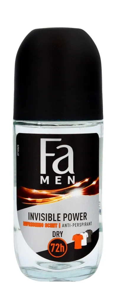 Fa Men Xtreme Invisible Power 72H Roll-on dezodorantas 50ml - Kosmetika