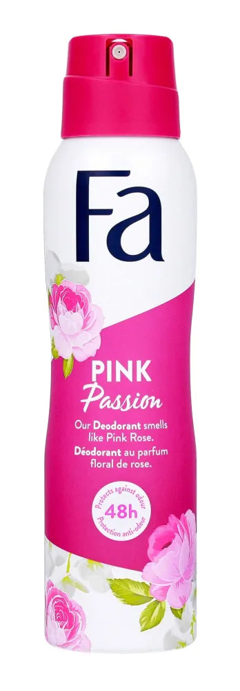 FA Pink Passion Moteriškas dezodorantas purškiklis 150 ml - Kosmetika
