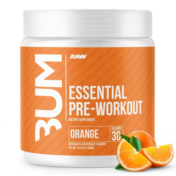 CBUM Essential Pre-Workout, Orange - 399g - Raw Nutrition