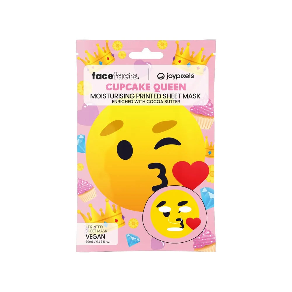 FACE FACTS Blemish Patches Drėkinanti veido kaukė - Cupcake Queen 1 vnt. - Kosmetika