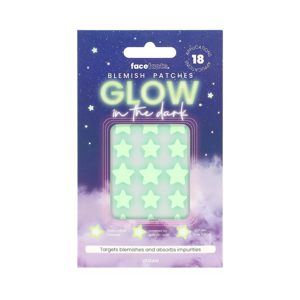 Face Facts Blemish Patches - Glow-in-the-Dark Stars - Kosmetika