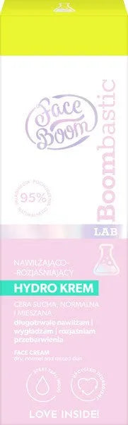 FACEBOOM Bombastic Lab Hydro moisturizing and brightening cream with vitamin C 50 ml. - Kosmetika