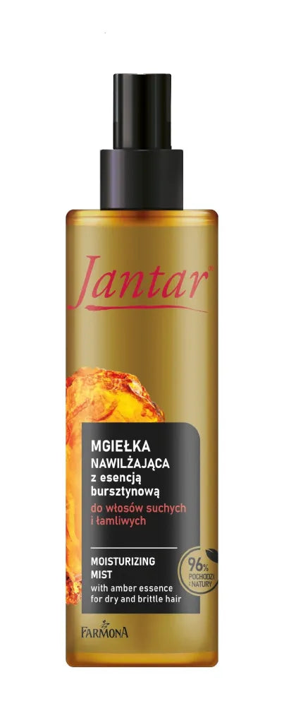 FARMONA Amber Essence drėkinantis purškiklis sausiems ir trapiems plaukams 200 ml - Kosmetika