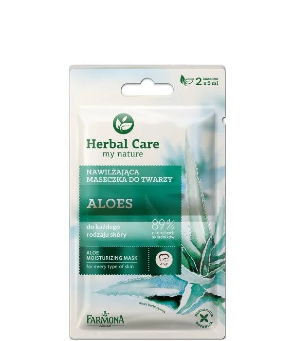 Farmona Herbal Care Drėkinamoji kaukė Aloe - maišelis 5ml x 2 - Kosmetika