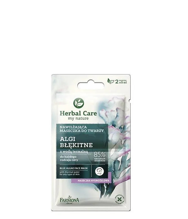Farmona Herbal Care Drėkinanti veido kaukė Mėlynieji Dumbliai 2 x 5ml - Kosmetika