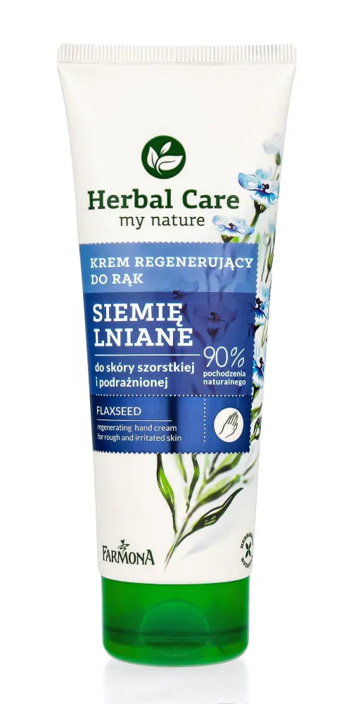 Farmona Herbal Care Linseed regeneruojantis kremas rankoms ir nagams 100ml - Kosmetika