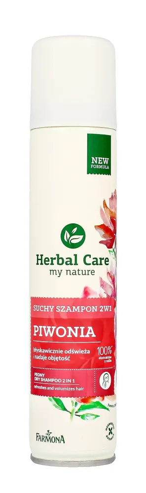FARMONA Herbal Care My Nature Sausų Plaukų Šampūnas 2in1 - Peonija 180ml - Kosmetika
