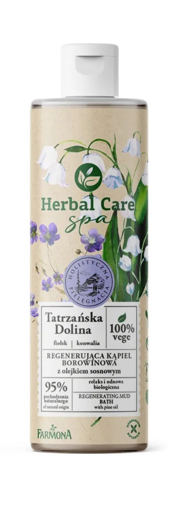 Farmona Herbal Care Spa Regeneruojanti durpių vonia su pušų aliejumi Tatrų slėnyje 400ml - Kosmetika