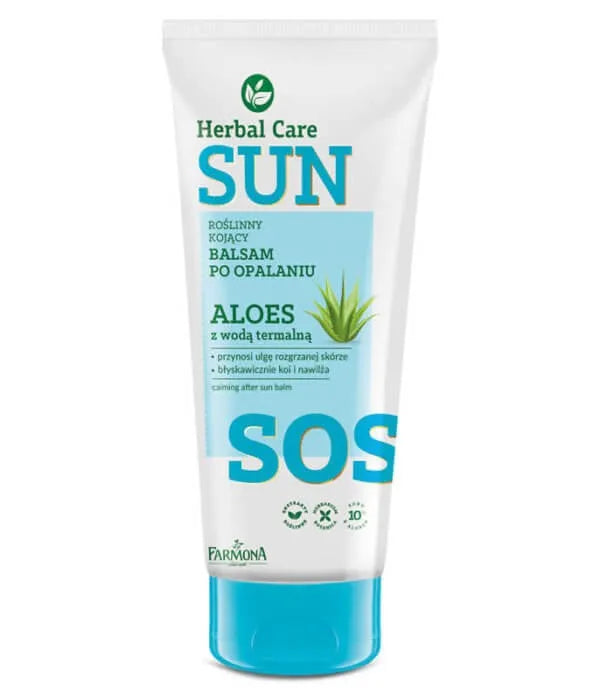 Farmona Herbal Care Sun Balsam raminantis po saulės S.O.S Aloe su mineraliniu vandeniu 200ml - Kosmetika