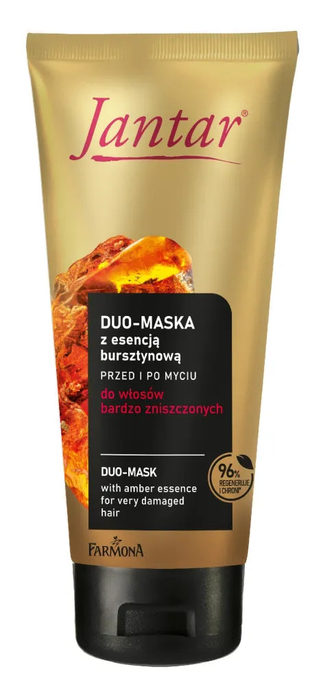 FARMONA JANTAR Duo-maskė su gintaro ekstraktu labai pažeistiems plaukams - Kosmetika