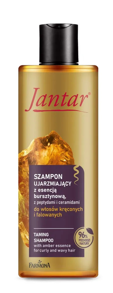 FARMONA Jantar tamsinantis šampūnas su gintaro esencija garbanotiems ir banguotiems plaukams 300 ml - Kosmetika