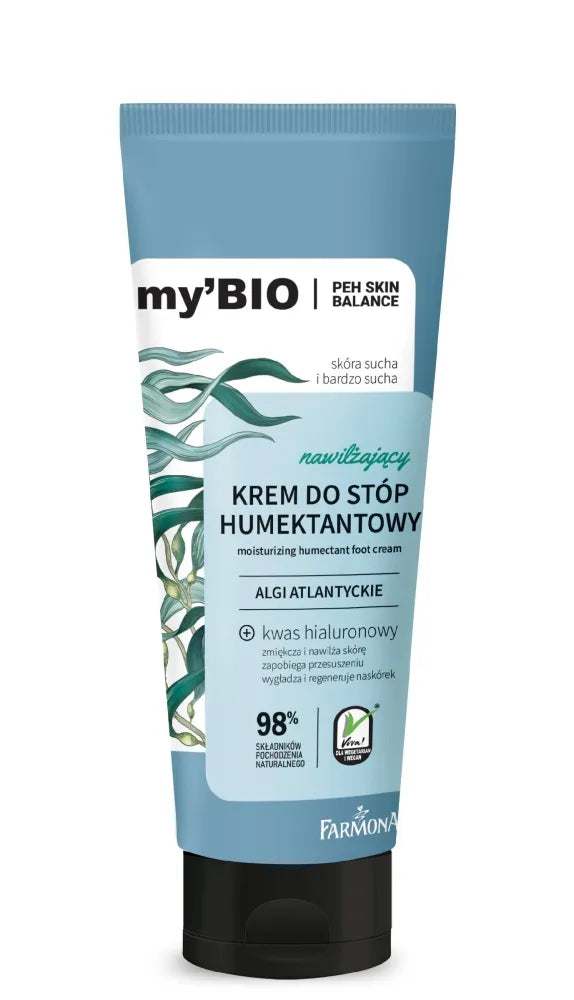 FARMONA my’Bio Drėkinantis Humektantinis Pėdų Kremas Atlanto Algos 100ml - Kosmetika