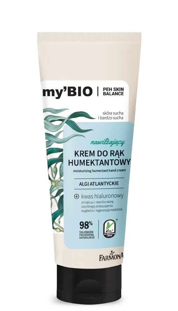 FARMONA my’Bio Drėkinantis Humektantinis Rankų Kremas Atlanto Algos 100ml - Kosmetika