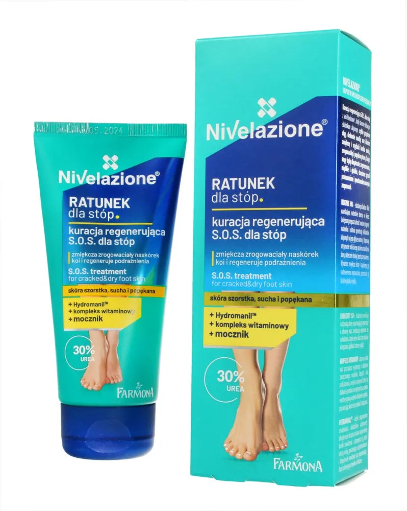 Farmona Nivelazione S.O.S. regeneruojantis gydymas kojoms ’Rescue Feet’ 50ml - Kosmetika
