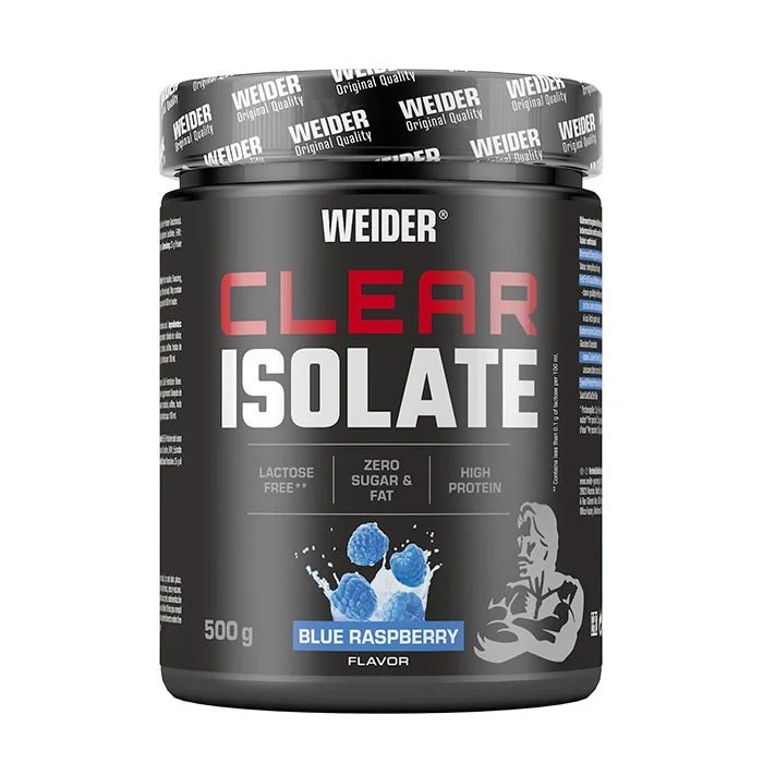 Clear Isolate, Blue Raspberry - 500g - Weider