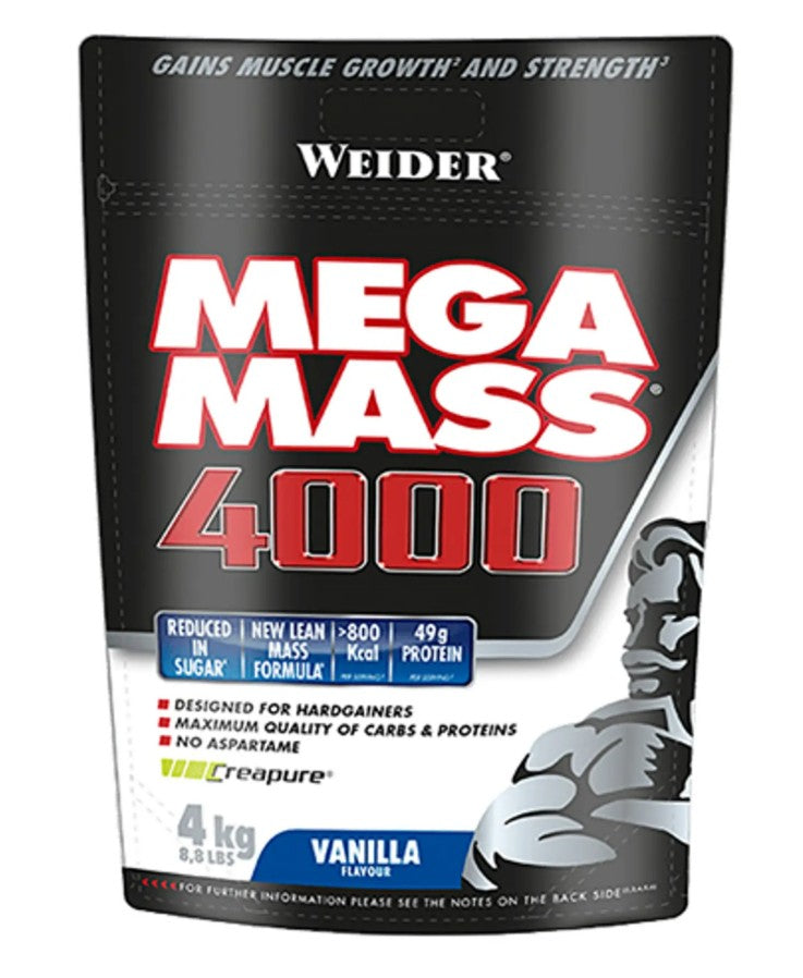 Mega Mass 4000, Vanilla - 4000g - Weider